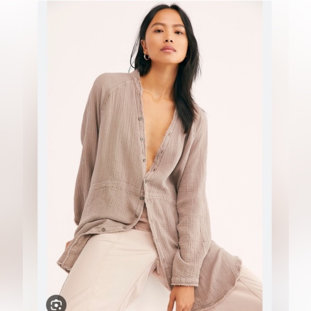 Free People We The Free - Summer Daydream Buttondown X-Small